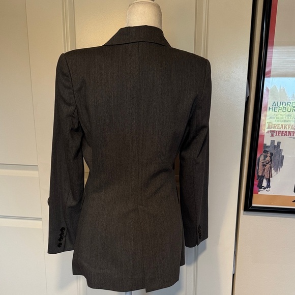 Barneys New York Gray Blazer wool blend - Picture 4 of 10